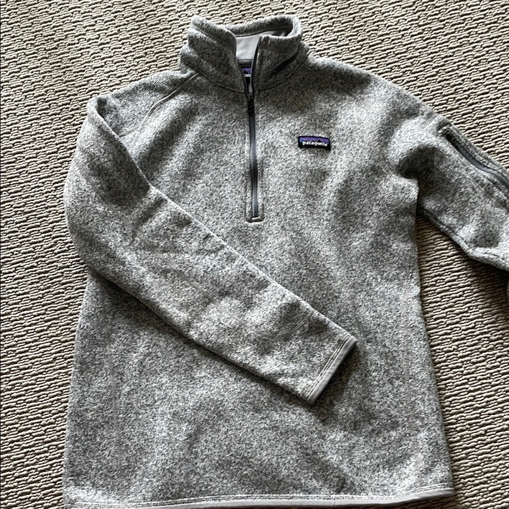 Patagonia Gray Quarter-Zip Pullover